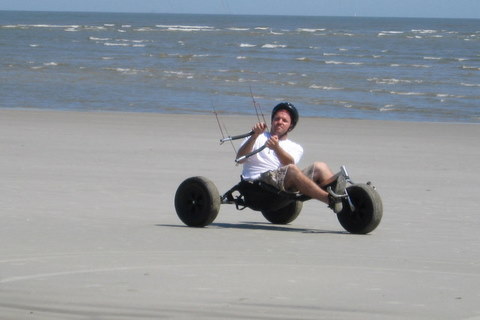 Chris Dover in Buggy