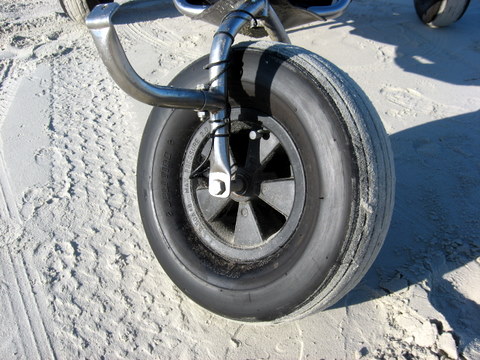 Detail of Spedometer Magnet Installation on Wheel